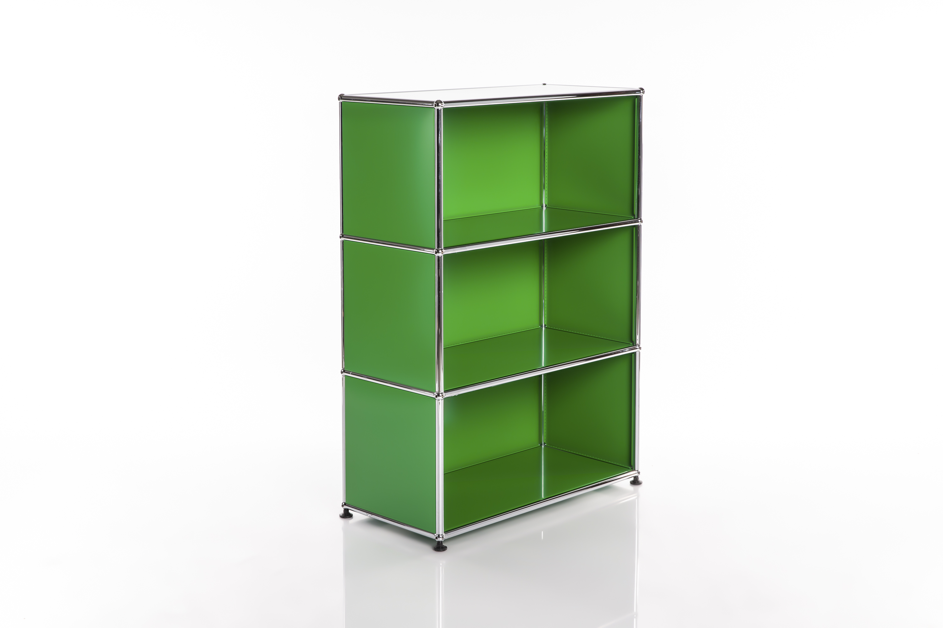 Neuwertiges USM Regal 1x3 35 Grün