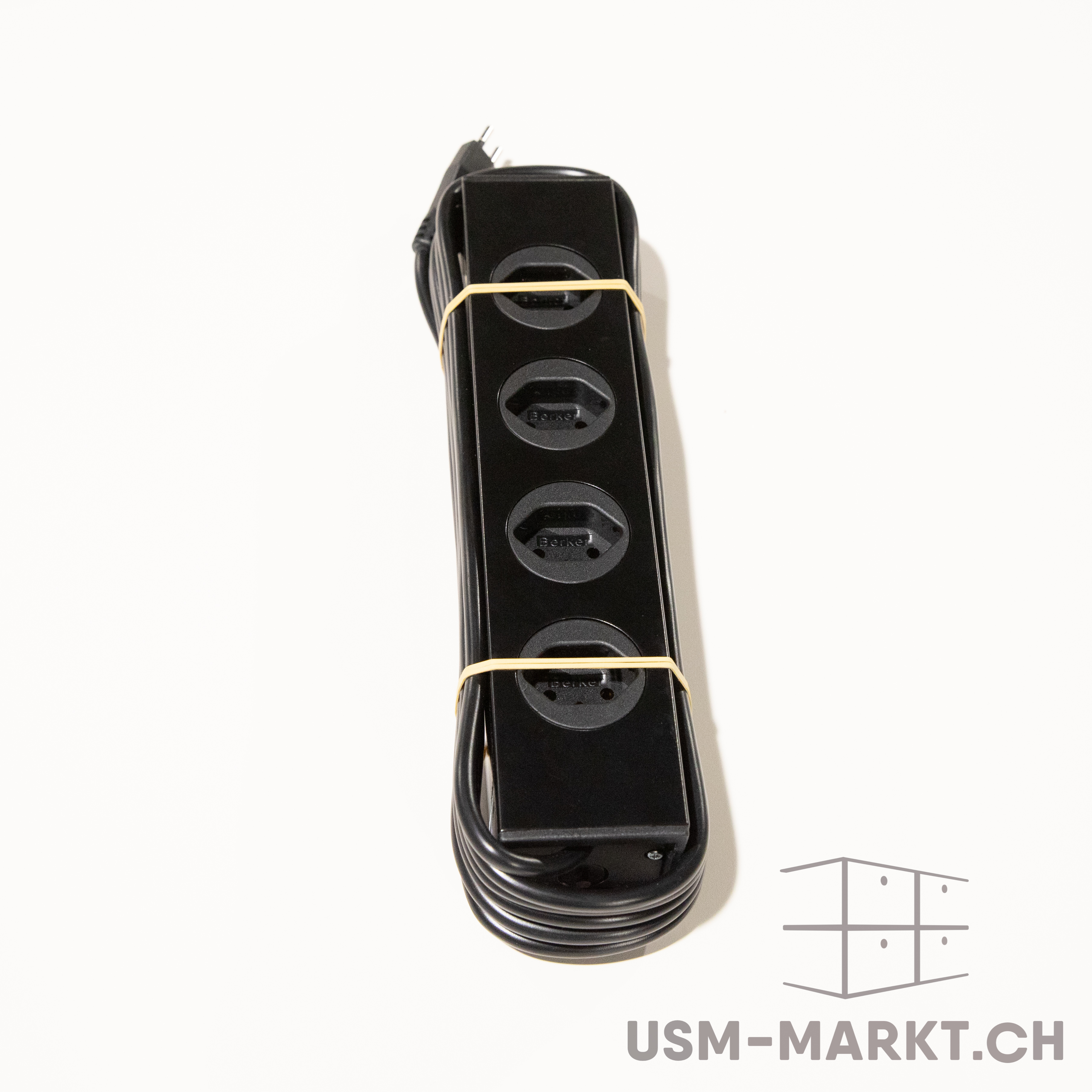 USM Steckdoseneinheit CH schwarz