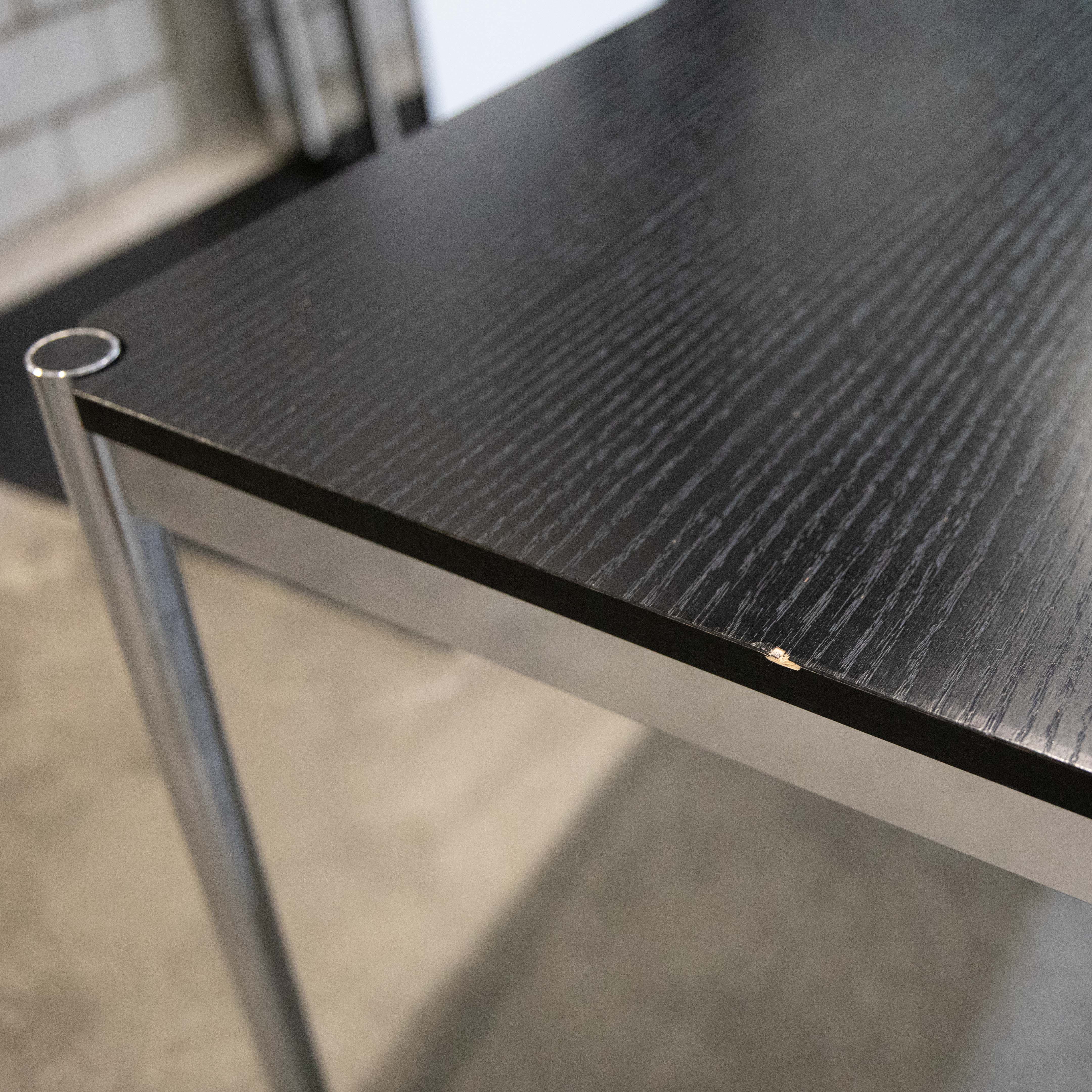 USM Haller Tisch mit Gebrauchspuren 200x100 Eiche schwarz