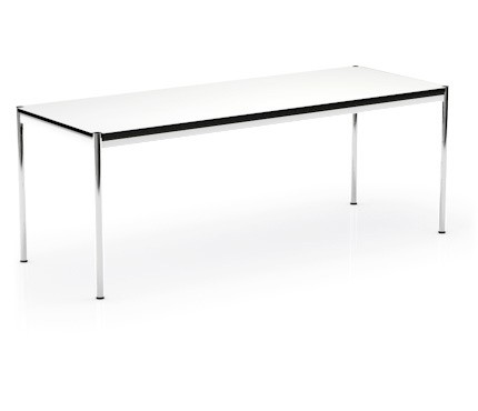 USM Haller Tisch Fenix Bianco 150x75 Weiss