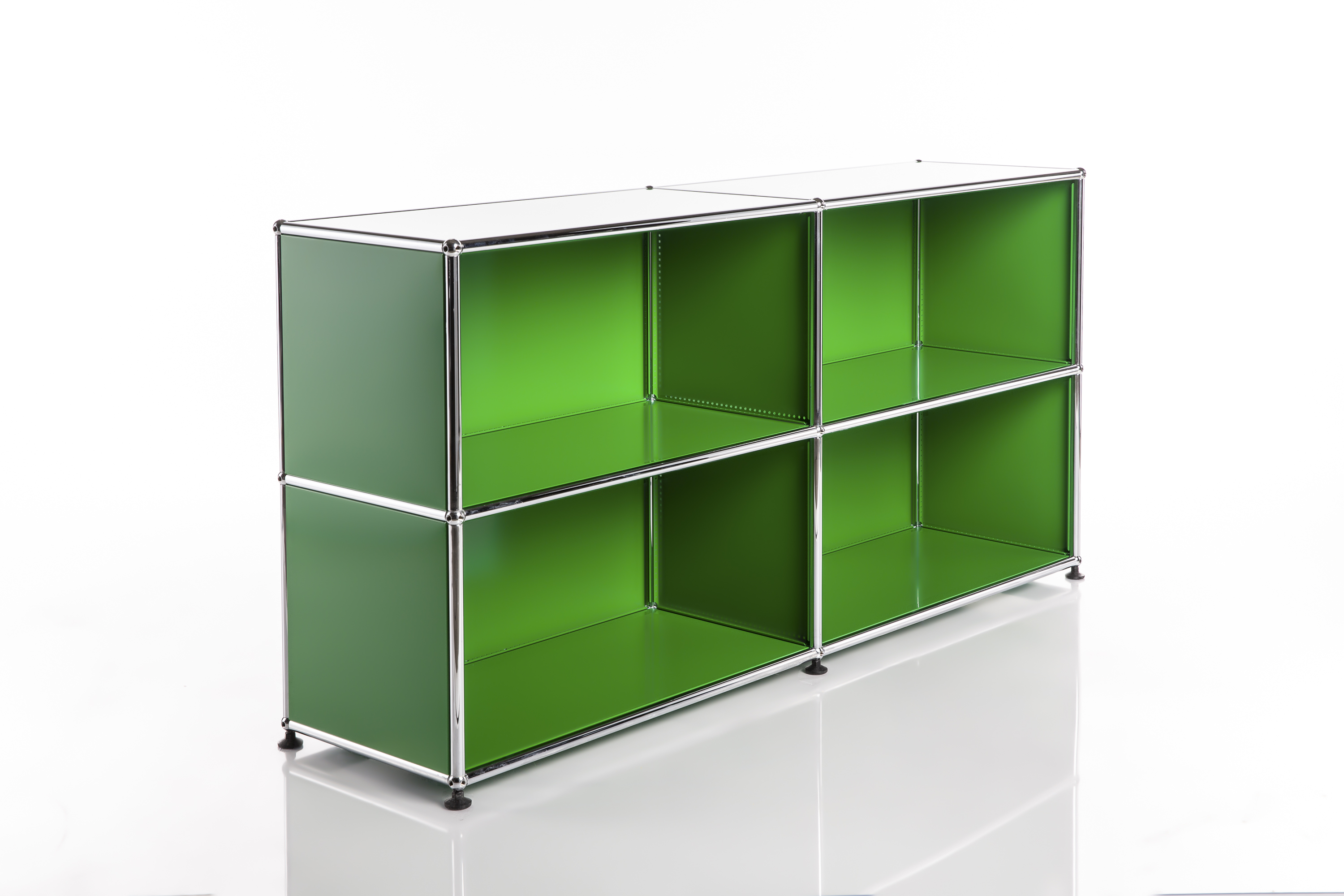 Neuwertiges USM Regal 2x2 35 Grün