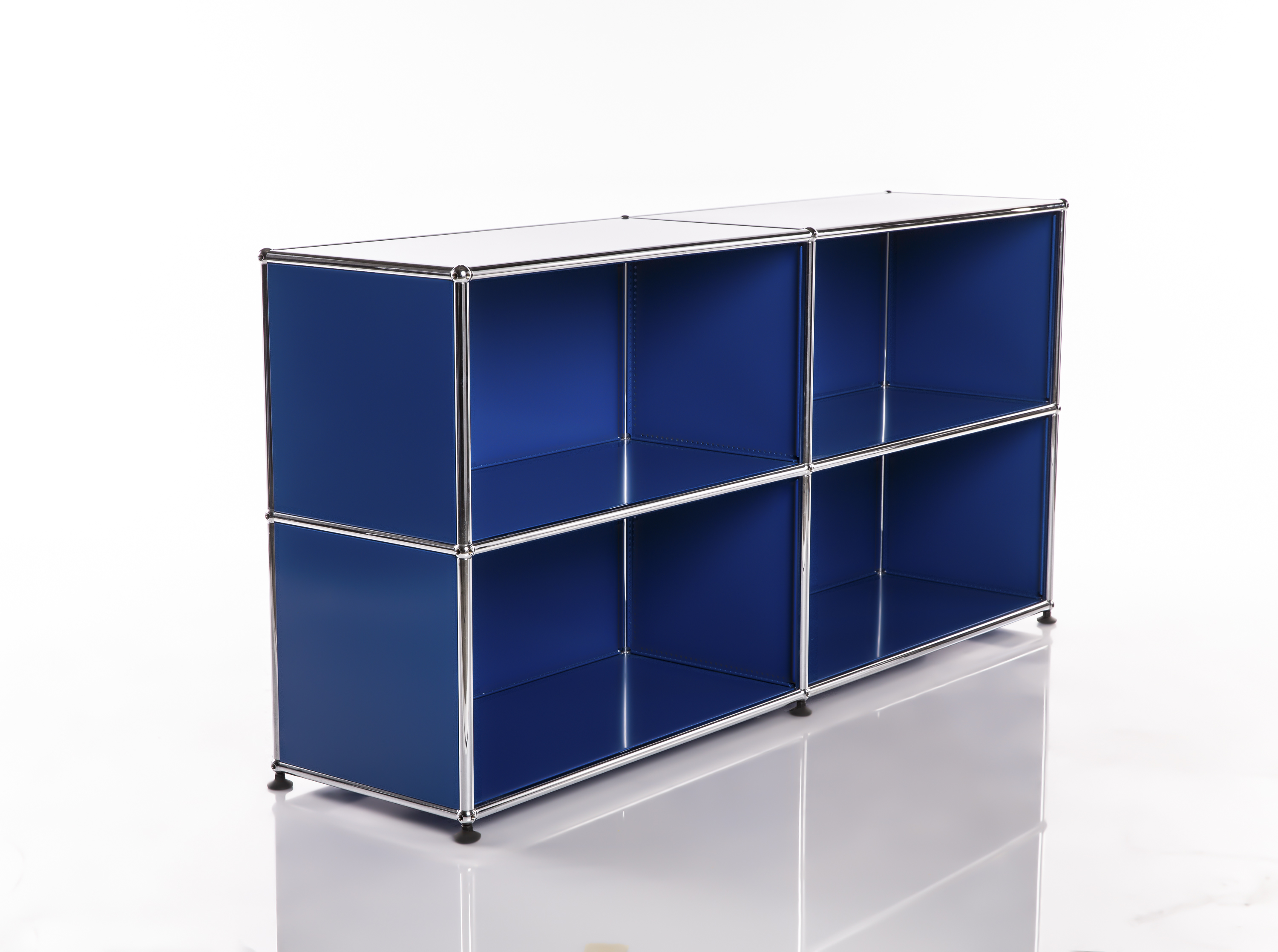 Neuwertiges USM Regal 2x2 35 Enzianblau